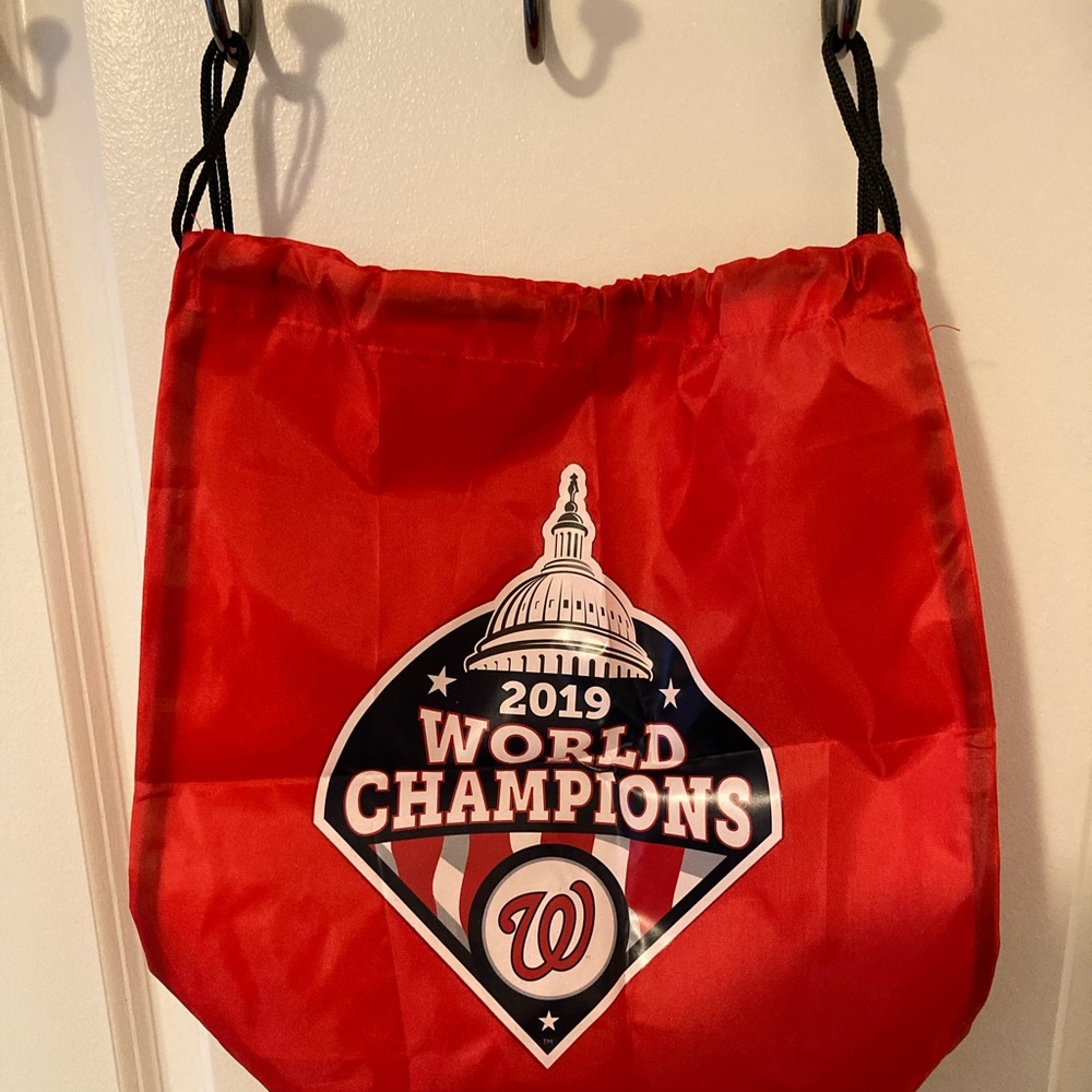 Washington Nationals 2019 World Series Champs Drawstring Bag - Ballpark Promo
